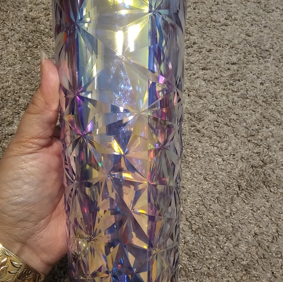 2023 STARBUCKS HOLIDAY PRISM DICHROIC IRIDESCENT TUMBLER - Picture 3 of 9